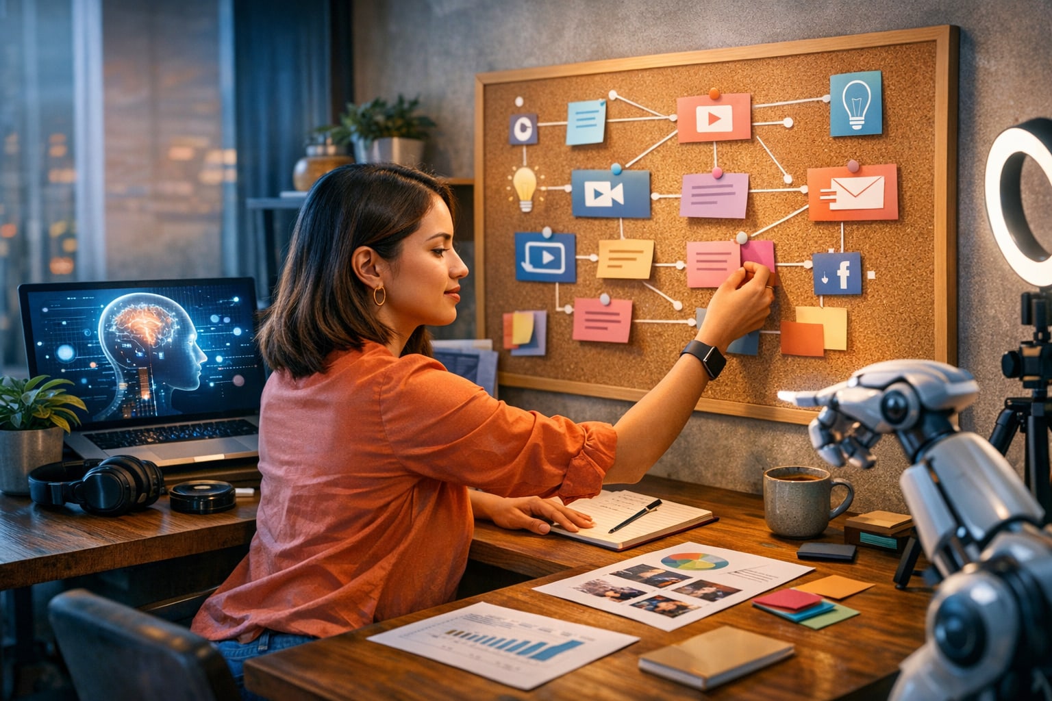 Automatización de Contenido con IA: Flujo Semanal para Emprendedores