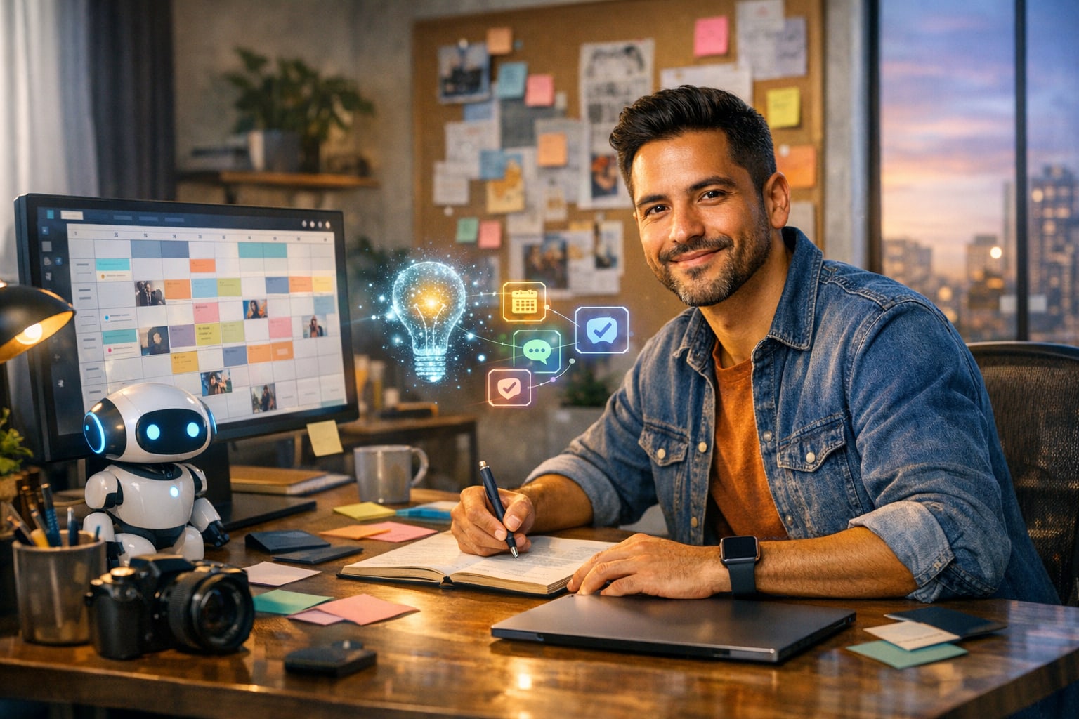 Crea un Calendario de Contenido Auténtico con IA en 2026