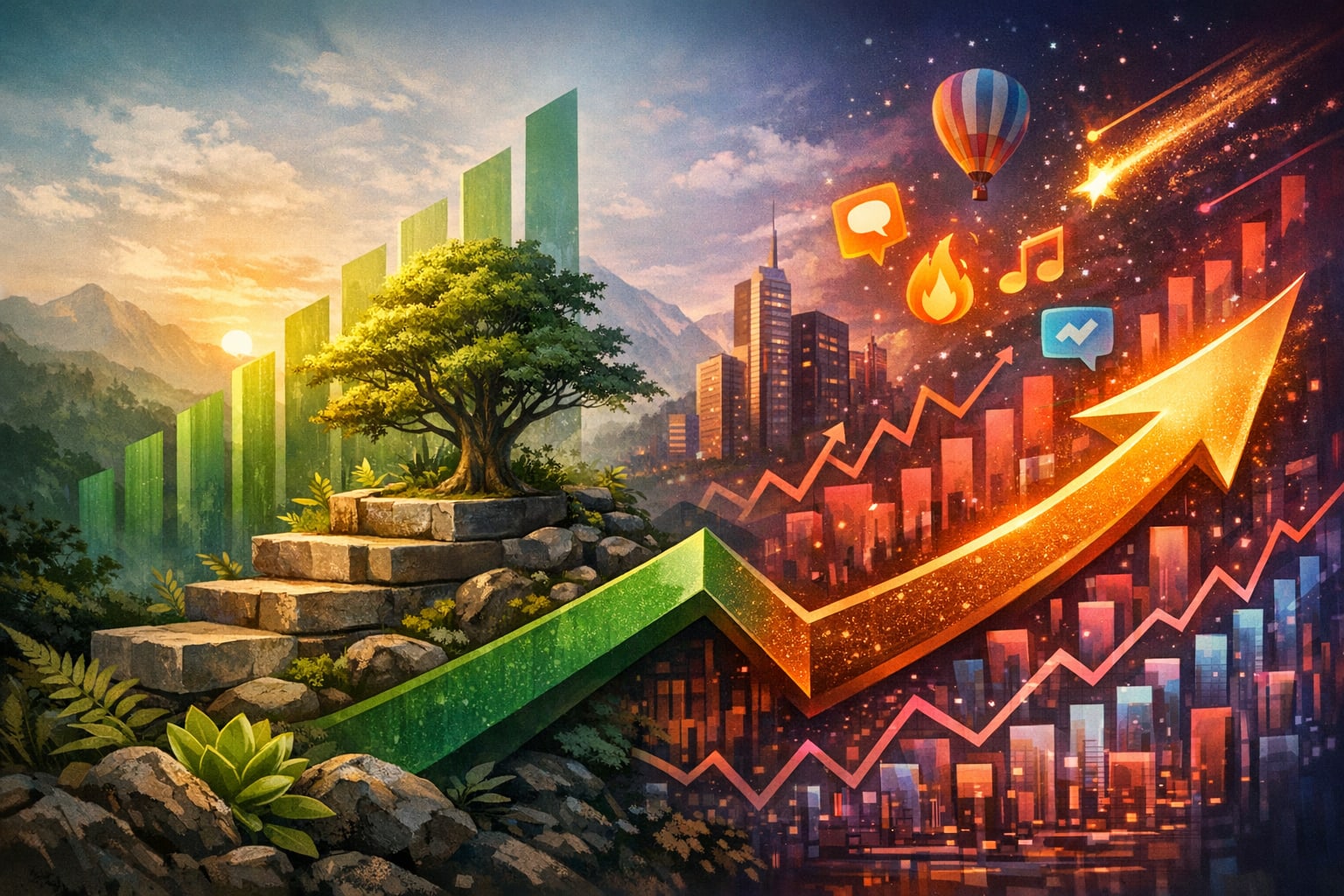 Contenido Evergreen vs. Tendencias: Estrategia de Éxito para 2026