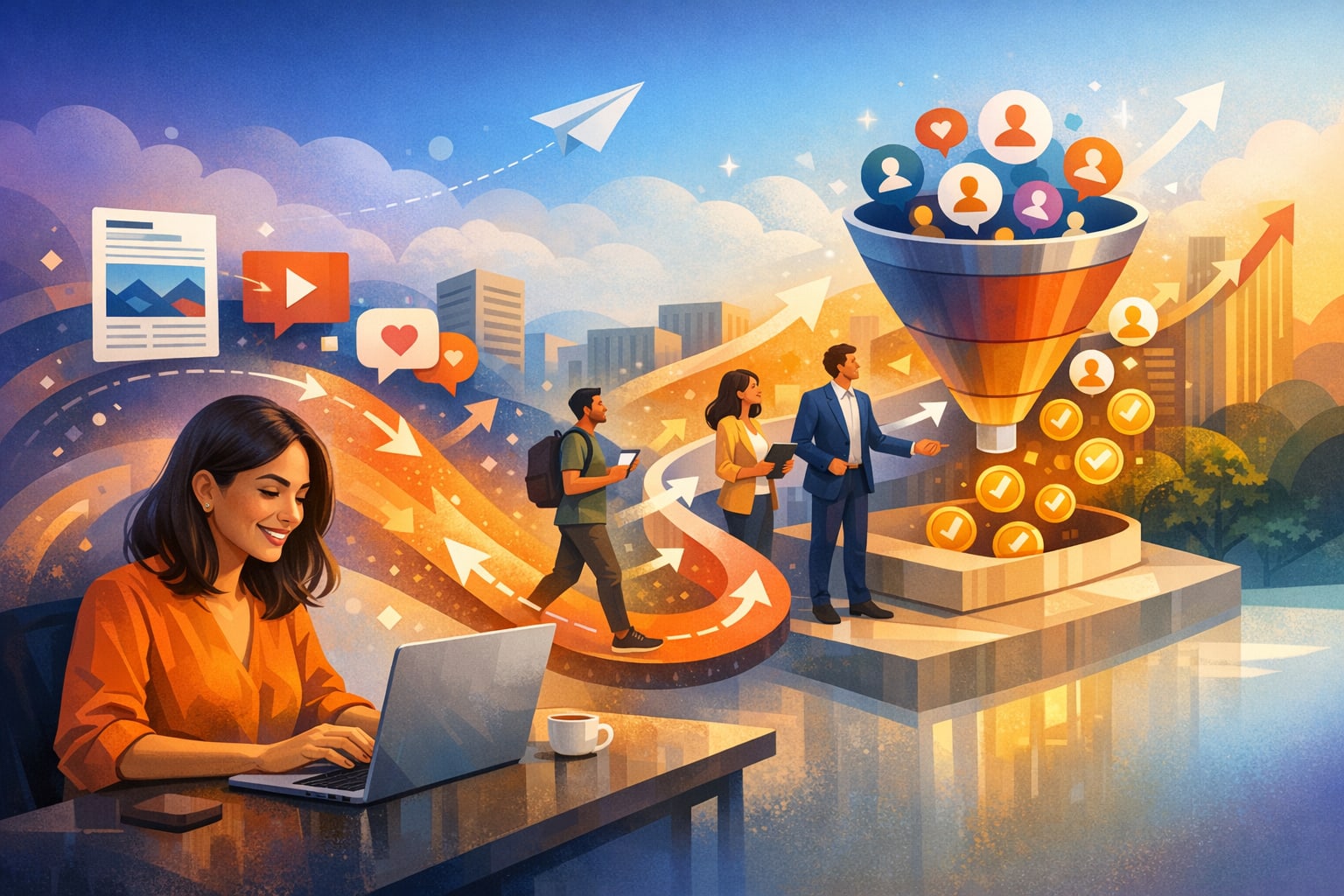 Convierte el Tráfico de Blog y Redes Sociales en Leads Efectivos